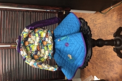 Turquoise and Purple Rugrats Jacket and Embroidered Skirt 22