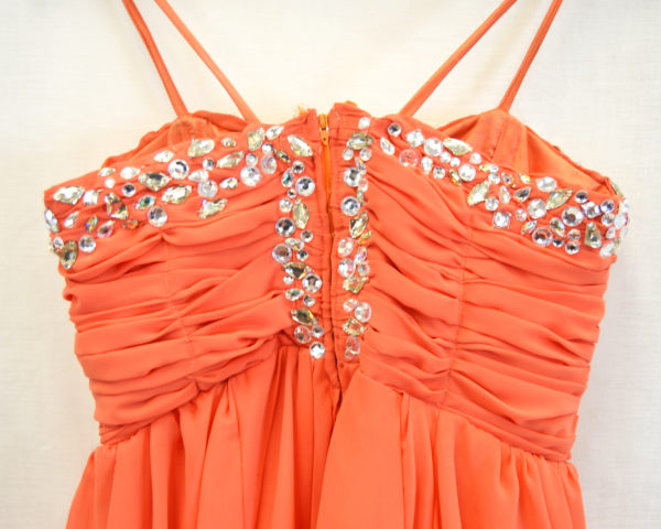 Orange Spaghetti Dress PM04