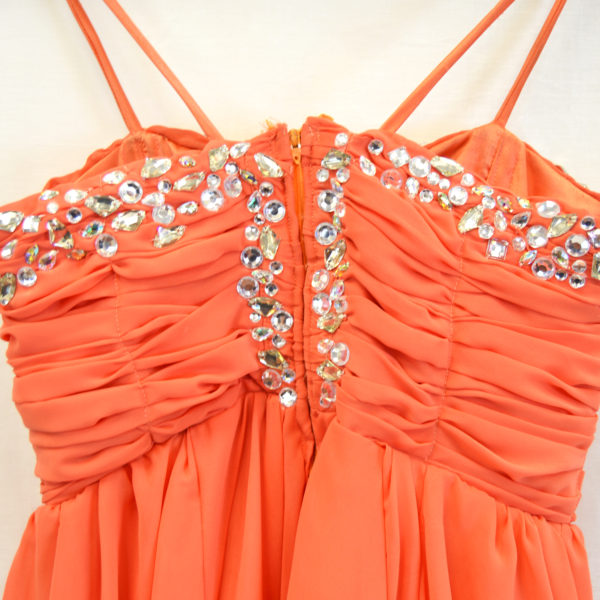 Orange Spaghetti Dress PM03