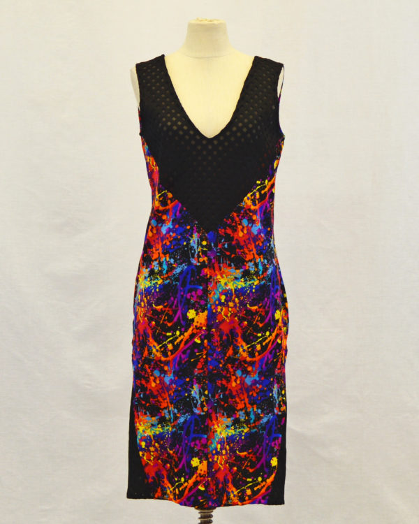 Rainbow Splatter Dress 02