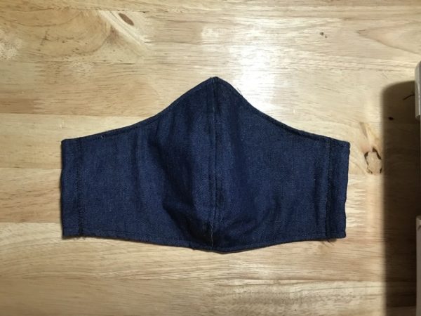 Dark Blue Jean Face Mask