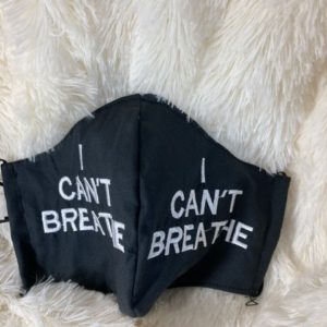 I Cant Breathe Embroidered