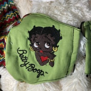 Betty Boop Chocolate Embroidered